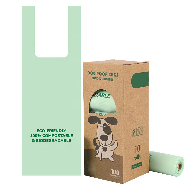 good quality Cornstarch Earth Compostable Biodegradable Dog Poop Bags wholesale