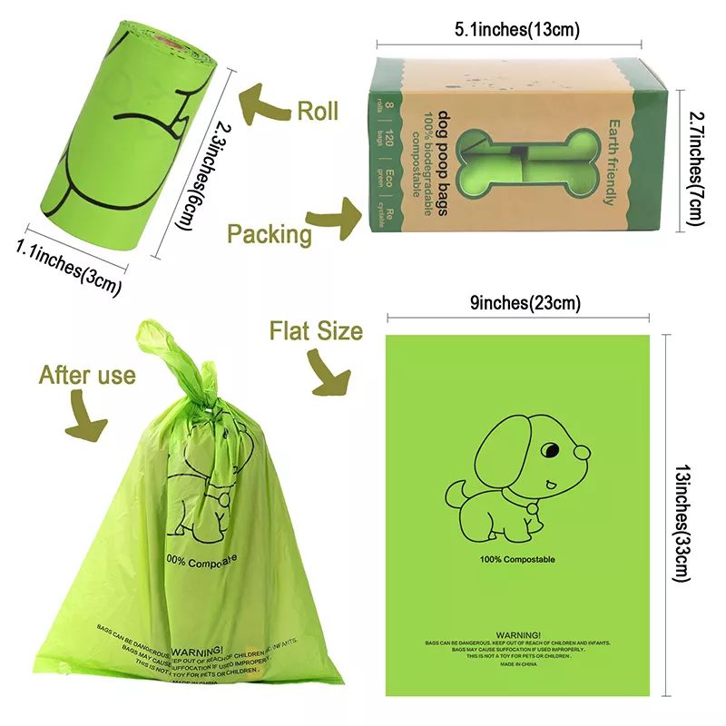 Wholesale Pet Dog Waste Poop Bags Holder Bone Shape Pet Accessories Dog Poop Bags