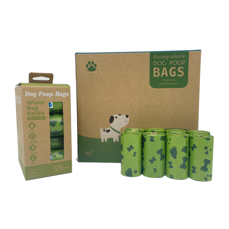 Eco Friendky Green Earth Fast PLA Pet Dog Poop Bags Compostable Biodgradable Poo Bag