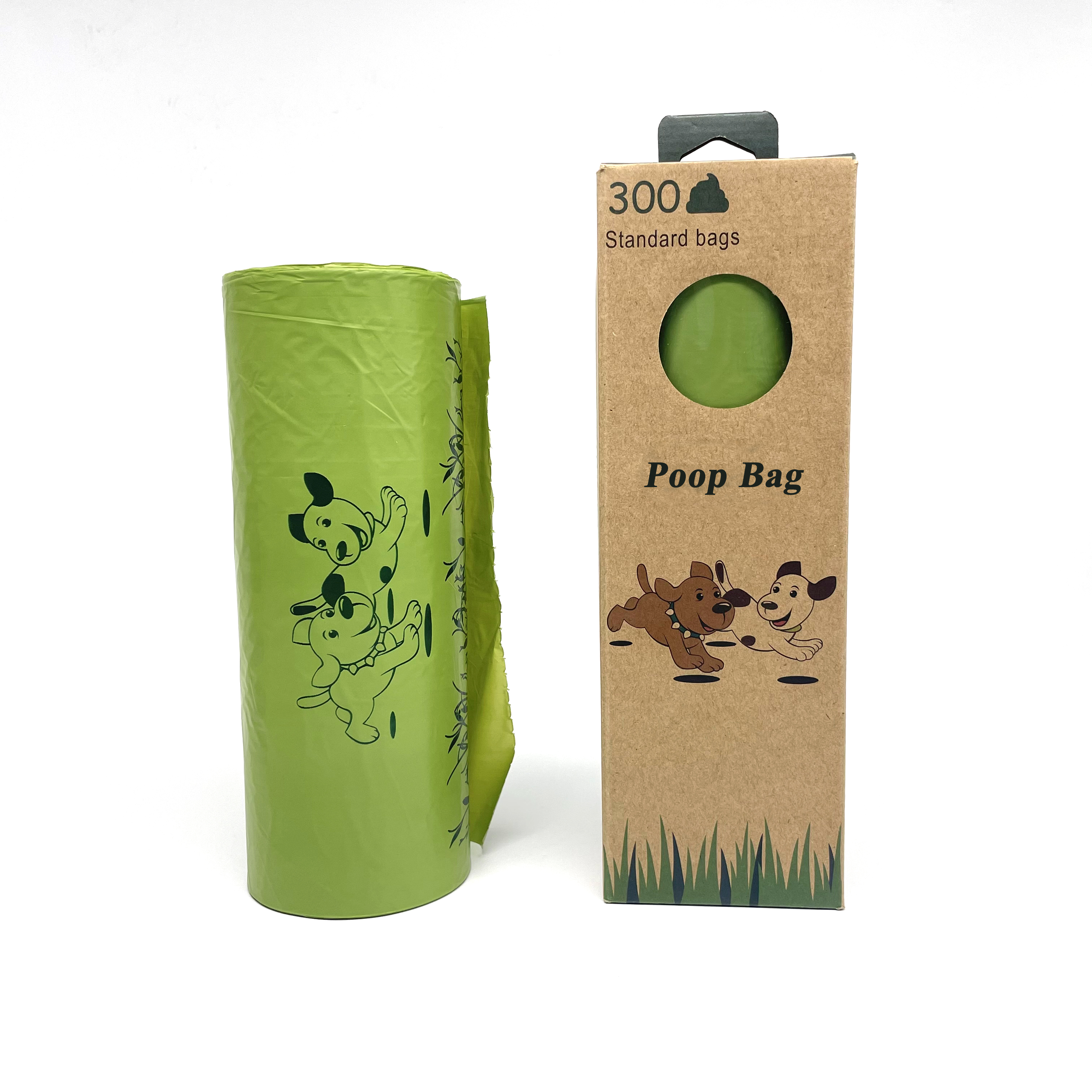 Eco Friendky Green Earth Fast PLA Pet Dog Poop Bags Compostable Biodgradable Poo Bag